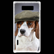 Coque LG Optimus L7 Beagle avec casquette