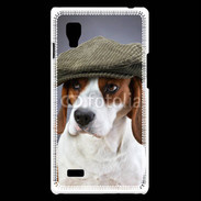 Coque LG Optimus L9 Beagle avec casquette