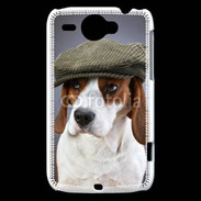 Coque HTC Wildfire G8 Beagle avec casquette