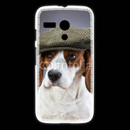 Coque Motorola G Beagle avec casquette