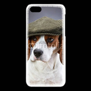 Coque iPhone 5C Beagle avec casquette