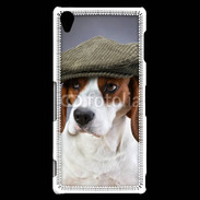 Coque Sony Xperia Z3 Beagle avec casquette