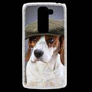 Coque LG G2 Mini Beagle avec casquette