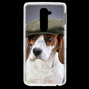 Coque LG G2 Beagle avec casquette
