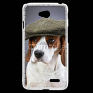 Coque LG L70 Beagle avec casquette