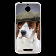 Coque HTC Desire 510 Beagle avec casquette