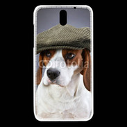 Coque HTC Desire 610 Beagle avec casquette