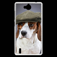 Coque Huawei Ascend G740 Beagle avec casquette