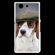 Coque Sony Xperia Z3 Compact Beagle avec casquette