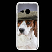 Coque HTC One Mini 2 Beagle avec casquette