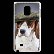 Coque Samsung Galaxy Note Edge Beagle avec casquette