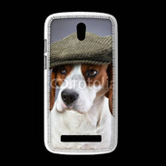 Coque HTC Desire 500 Beagle avec casquette