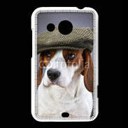 Coque HTC Desire 200 Beagle avec casquette