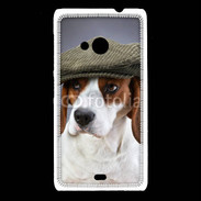 Coque Nokia Lumia 535 Beagle avec casquette