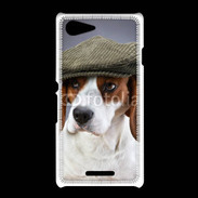 Coque Sony Xpéria E3 Beagle avec casquette