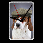 Grande pendule murale Beagle avec casquette