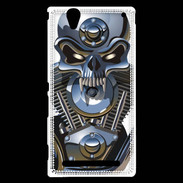 Coque Sony Xperia T2 Ultra Moto tête de mort
