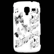 Coque Samsung Galaxy Ace 2 Dessin de note de musique en noir et blanc 75