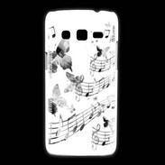 Coque Samsung Galaxy Express2 Dessin de note de musique en noir et blanc 75
