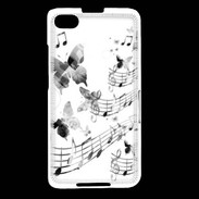 Coque Blackberry Z30 Dessin de note de musique en noir et blanc 75