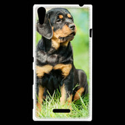 Coque Sony Xperia T3 Chiot Rottweiler 1