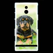 Coque Sony Xperia P Chiot Rottweiler 2