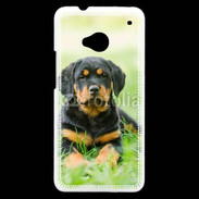 Coque HTC One Chiot Rottweiler 2