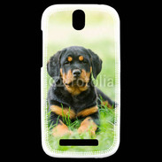 Coque HTC One SV Chiot Rottweiler 2
