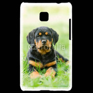 Coque LG Optimus L3 II Chiot Rottweiler 2