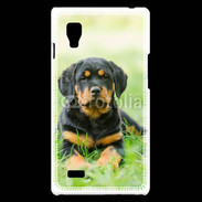 Coque LG Optimus L9 Chiot Rottweiler 2