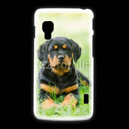 Coque LG L5 2 Chiot Rottweiler 2