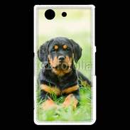 Coque Sony Xperia Z3 Compact Chiot Rottweiler 2