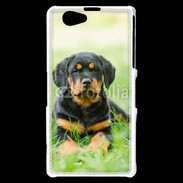 Coque Sony Xperia Z1 Compact Chiot Rottweiler 2