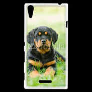 Coque Sony Xperia T3 Chiot Rottweiler 2
