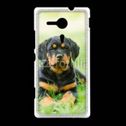 Coque Sony Xpéria SP Chiot Rottweiler 2