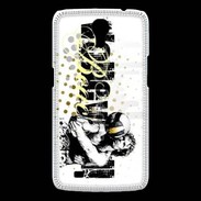 Coque Samsung Galaxy Mega Beach Volley Vintage 50