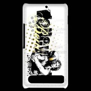 Coque Sony Xperia E1 Beach Volley Vintage 50