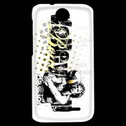 Coque HTC Desire 310 Beach Volley Vintage 50