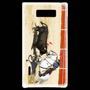 Coque LG Optimus L7 Corrida à cheval 10