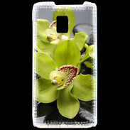Coque LG P990 Orchidée jaune