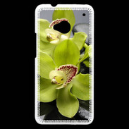 Coque HTC One Orchidée jaune