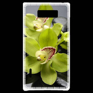 Coque LG Optimus L7 Orchidée jaune