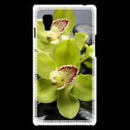 Coque LG Optimus L9 Orchidée jaune