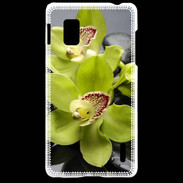 Coque LG Optimus G Orchidée jaune