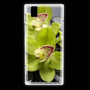 Coque Huawei Ascend P2 Orchidée jaune