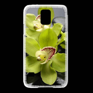 Coque Samsung Galaxy S5 Orchidée jaune