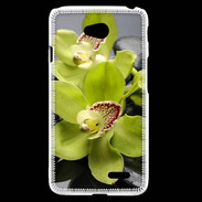 Coque LG L70 Orchidée jaune