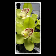 Coque Huawei Ascend P7 Orchidée jaune