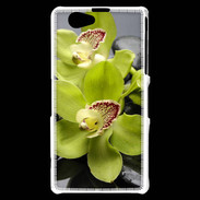 Coque Sony Xperia Z1 Compact Orchidée jaune
