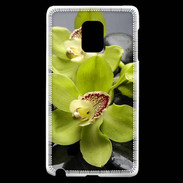 Coque Samsung Galaxy Note Edge Orchidée jaune